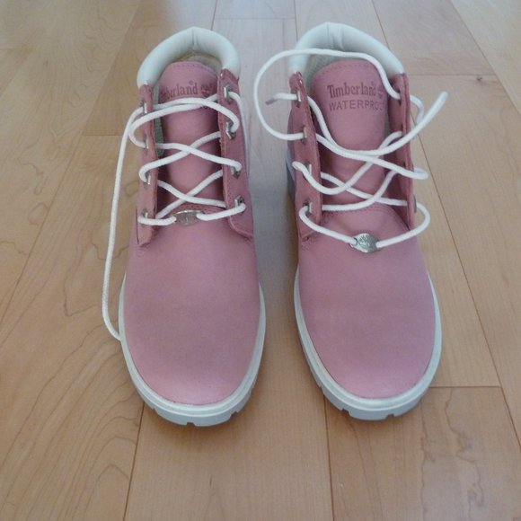 Timberland Boots - Pink and White - Size 7M - Picture 1 of 5